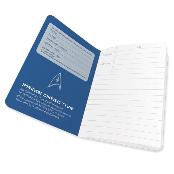 Star Trek Captain's Log Large Notebook Notepad - Pop Culture Spot