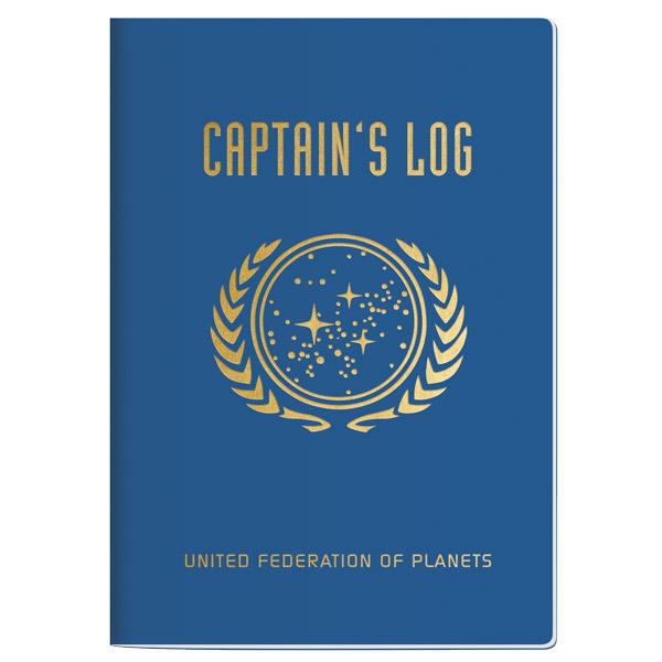 Star Trek Captain's Log Large Notebook Notepad - Pop Culture Spot