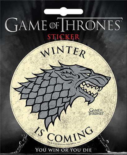 Game of Thrones Winter is Coming Notebook Computer Sticker Decal - Pop Culture Spot