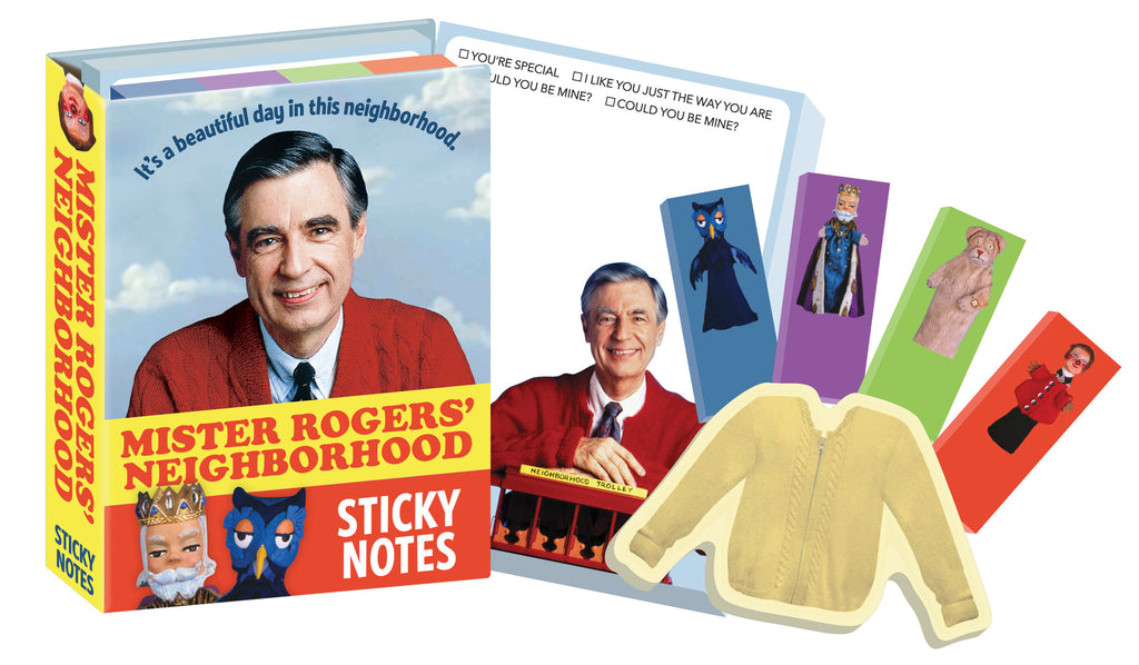Mister Rogers' Neighborhood Sticky Notes Notepads Mr. Rogers - Pop Culture Spot