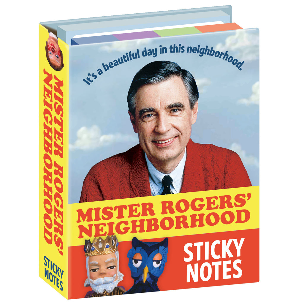 Mister Rogers' Neighborhood Sticky Notes Notepads Mr. Rogers - Pop Culture Spot