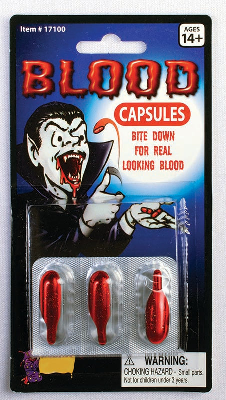 Vampire Blood Capsules Halloween Costume Accessory - Pop Culture Spot