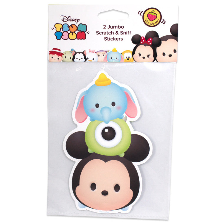 Disney Tsum Tsum Mickey Dumbo Mike Jumbo Scratch & Sniff Stickers - Pop Culture Spot
