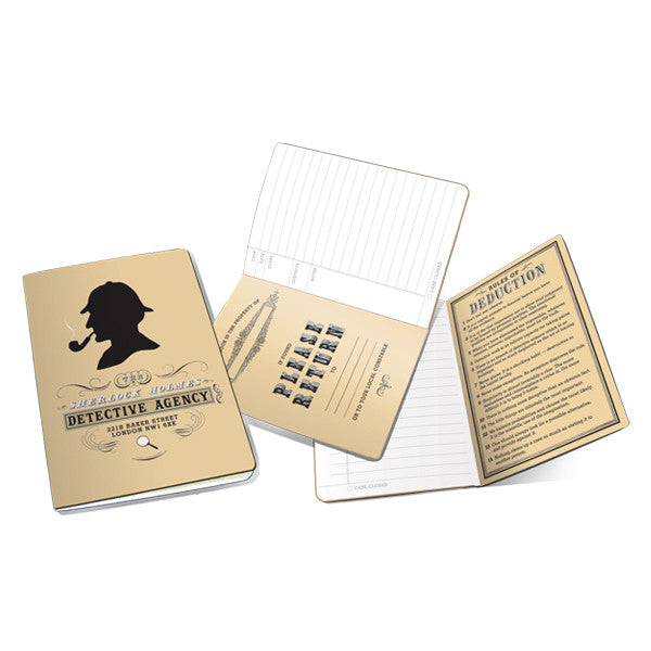 Sherlock Holmes Detective Paper Pocket Notebook - Pop Culture Spot