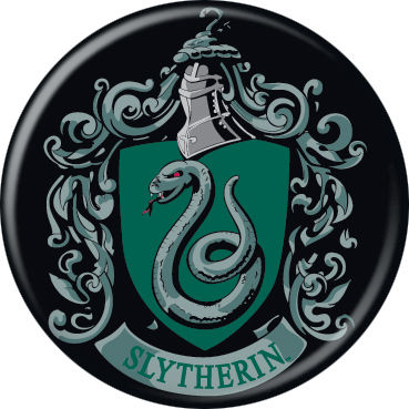 Harry Potter Slytherin Crest Pin Button - Pop Culture Spot