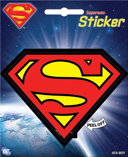 DC Comics Superman Logo Bumper Sticker Decal - Pop Culture Spot