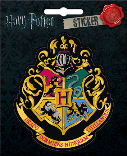 Harry Potter Hogwarts Crest Sticker Locker Computer Scrapbook Decal - Pop Culture Spot
