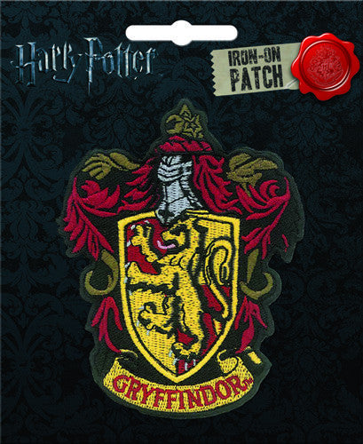Harry Potter Gryffindor Crest Iron-On Patch - Pop Culture Spot