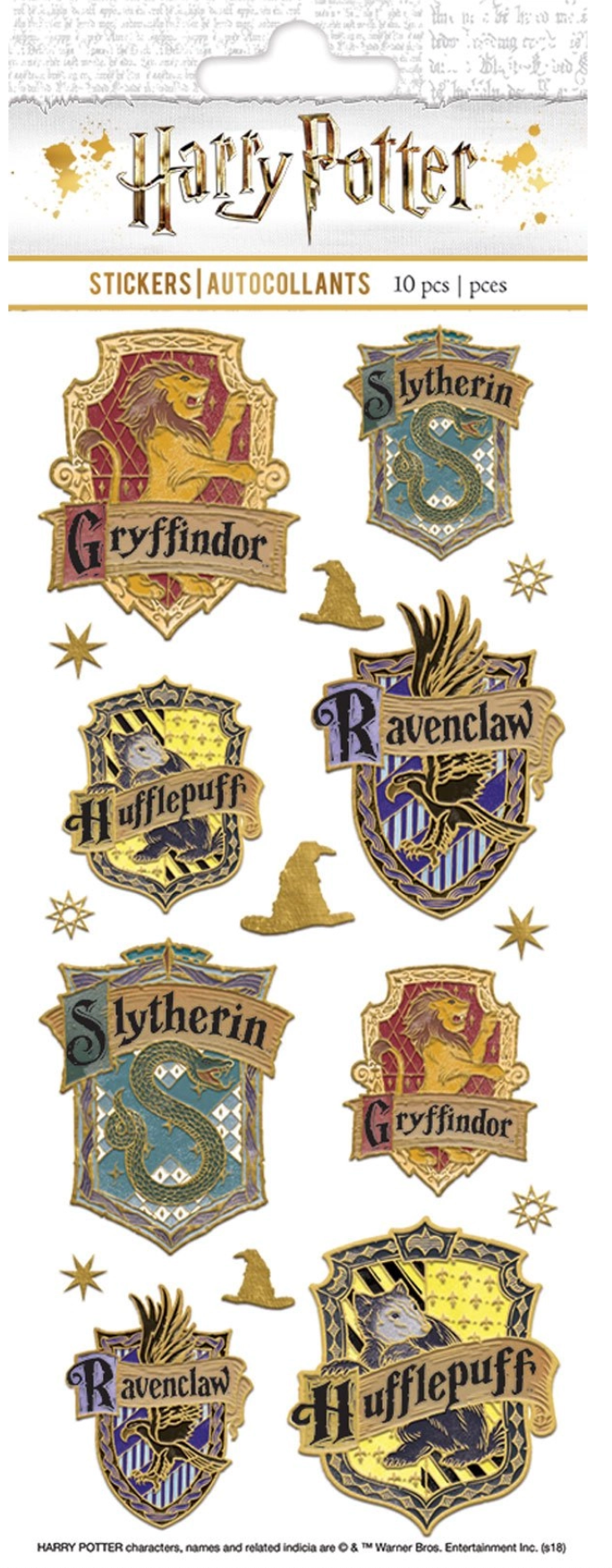 Harry Potter: Hogwarts House Vinyl Stickers