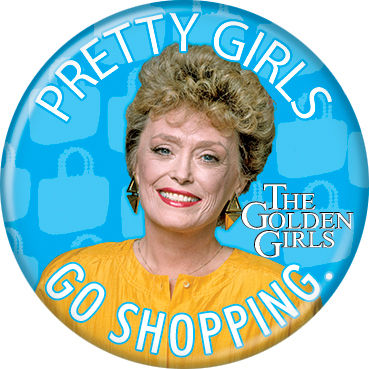 The Golden Girls Blanche Devereaux Button Pin - Pop Culture Spot