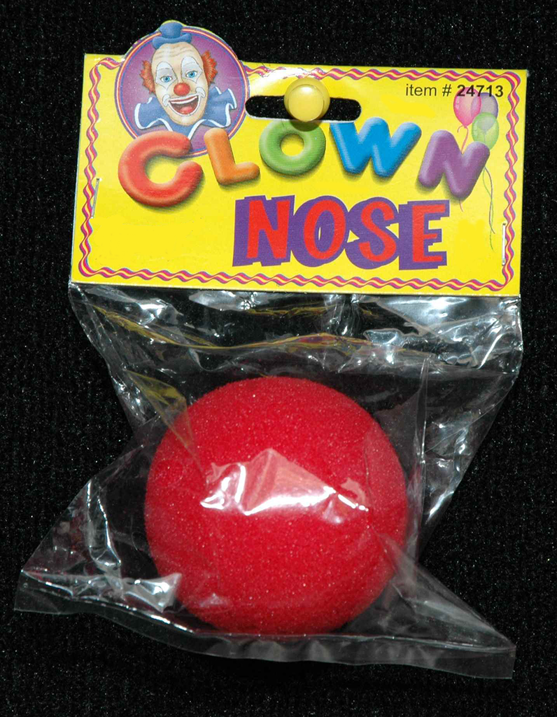 Red Clown Nose Costume Accessory - Pop Culture Spot
