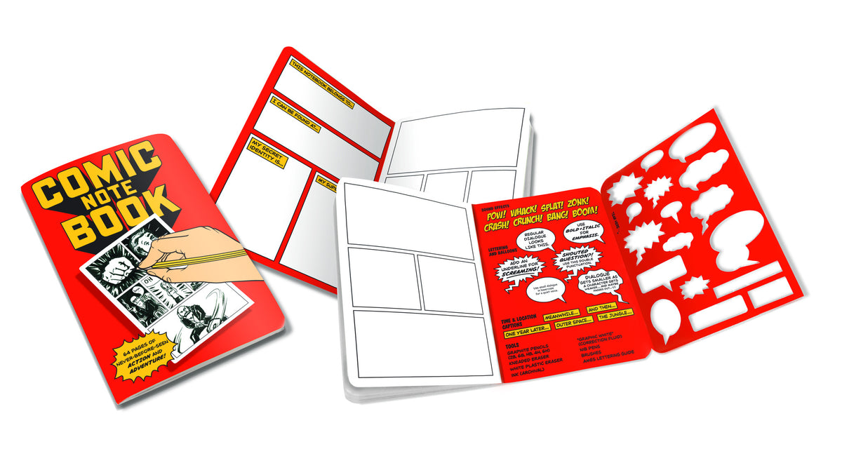 Draw Your Own Comic Book Drawing Notebook – PopCultureSpot.com - Shop ...