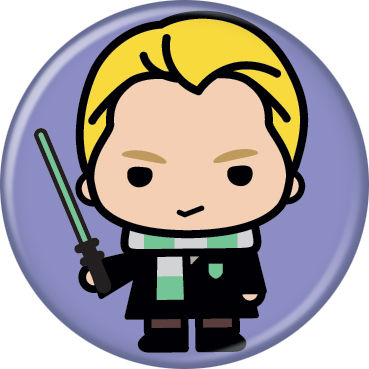 Harry Potter Draco Malfoy Pin Button - Pop Culture Spot