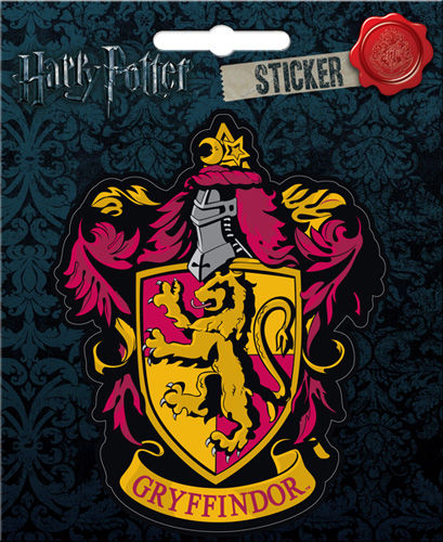 Harry Potter Gryffindor Crest Sticker Locker Laptop Decal - Pop Culture Spot