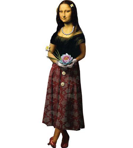 Mona Lisa Greeting Card and Stickers - Pop Culture Spot