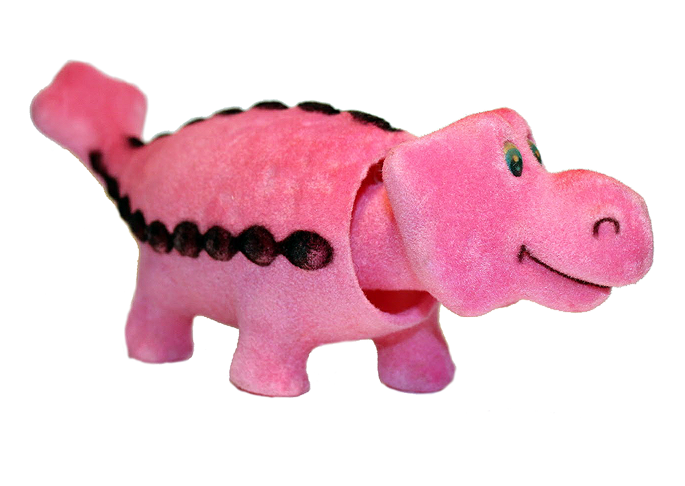 Bobble Head Pink Dinosaur - Pop Culture Spot