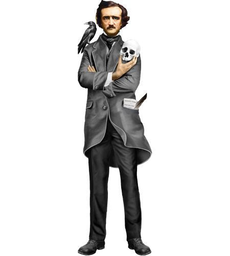 Edgar Allan Poe Quotable Greeting Card and Stickers - Pop Culture Spot