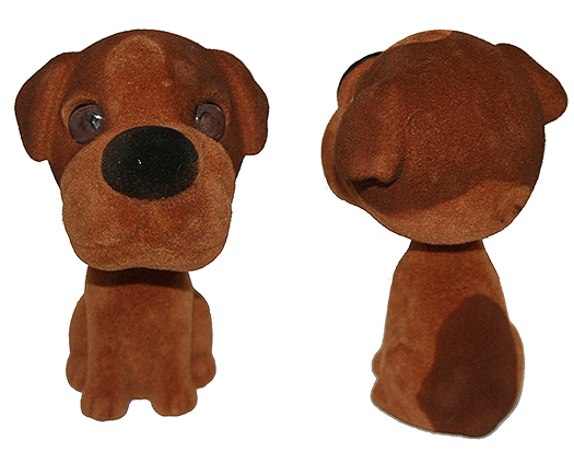 Bobble Head Brown Puppy Dog - Pop Culture Spot