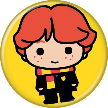 Harry Potter Ron Weasley Pin Button - Pop Culture Spot