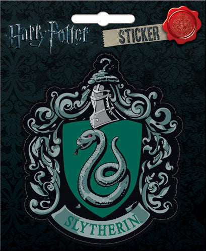 Harry Potter Slytherin Crest Sticker Notebook Locker Scrapbook Decal - Pop Culture Spot