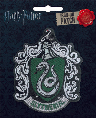 Harry Potter Slytherin Crest Iron-On Patch - Pop Culture Spot