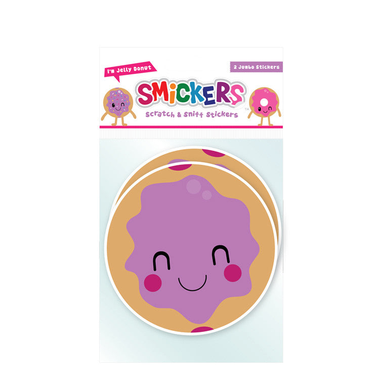 Smickers Jelly Donut Doughnut Scratch & Sniff Stickers - Pop Culture Spot
